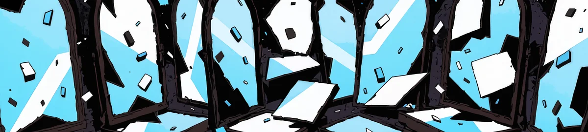 Shattered mirrors and falling shards