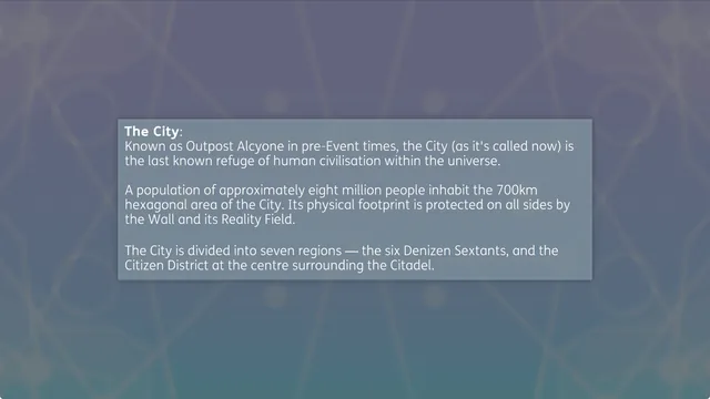 An encyclopedia entry describing the City